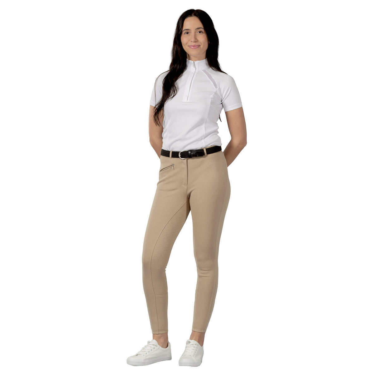Horze Active Womens Silicone Full Seat Breeches image #8