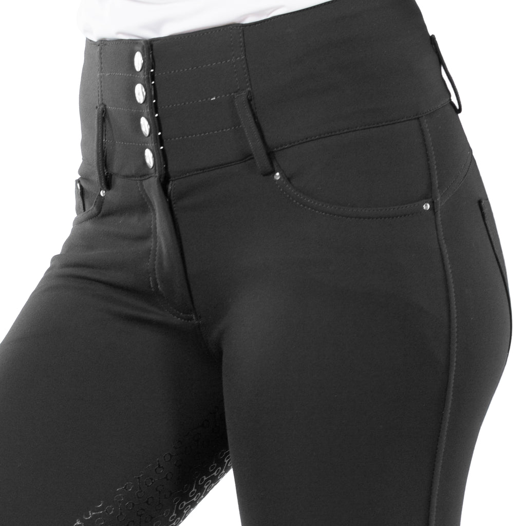 Horze Tara Womens High Waist Silicone Full Seat Breeches image #5