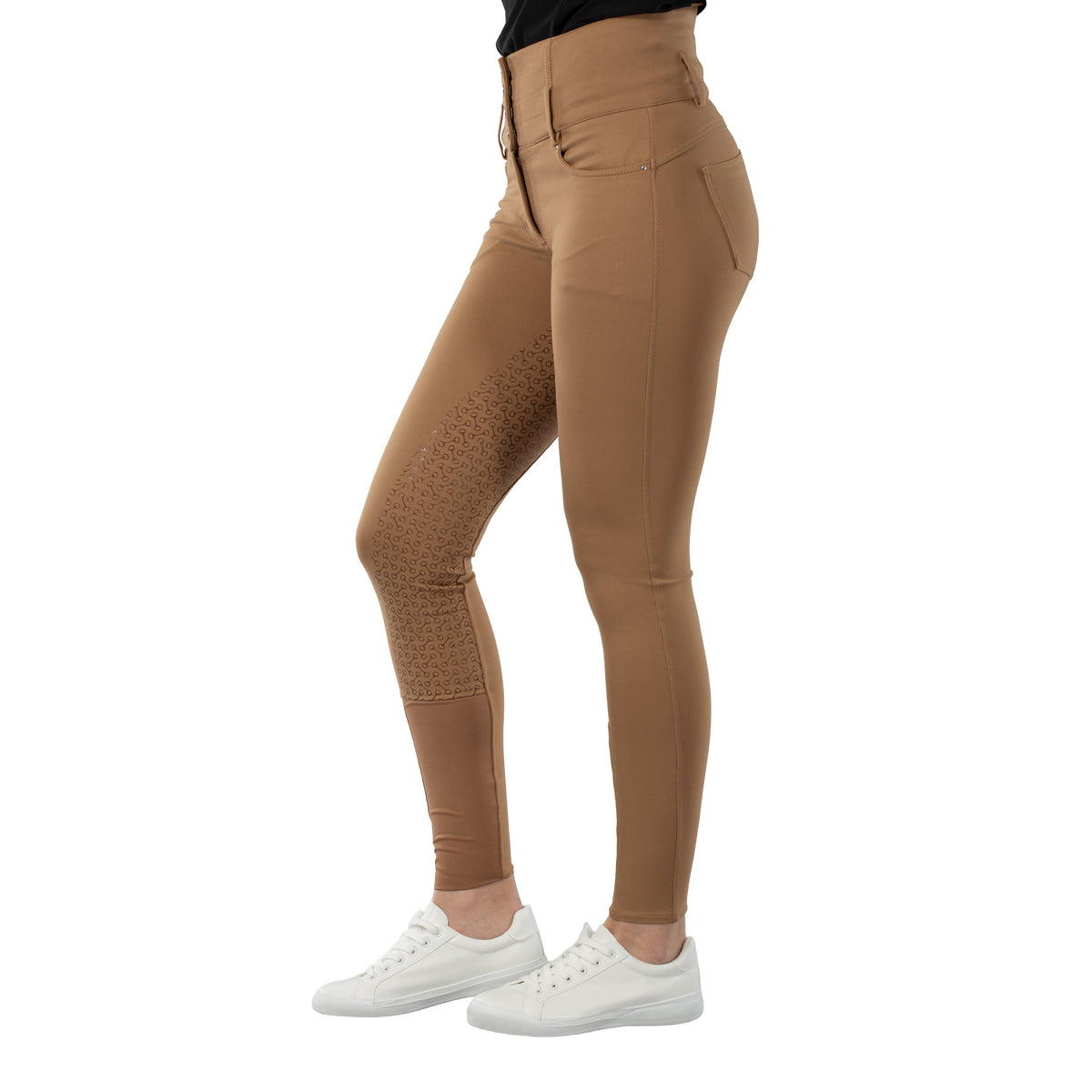 Horze Tara Womens High Waist Silicone Full Seat Breeches image #3