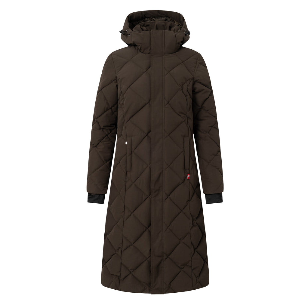 B Vertigo Gem Womens Waxed Padded Long Coat image #1
