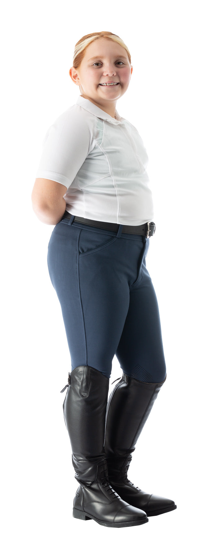 Equinavia Greta Kids Silicone Knee Patch Breeches image #4