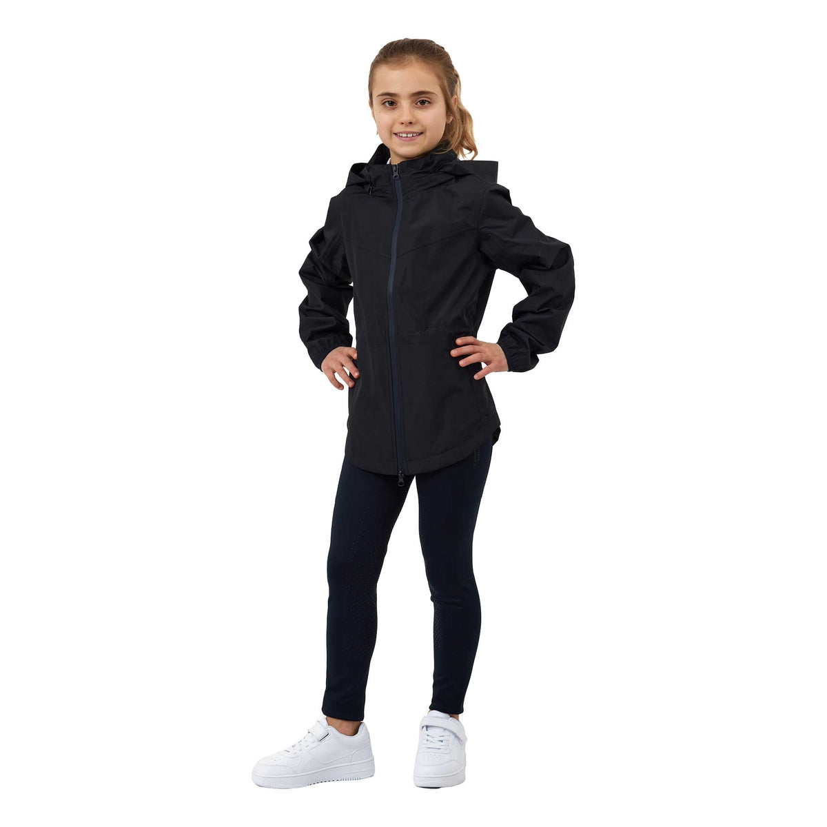 Horze Fiora Kids Lightweight Waterproof Jacket image #3