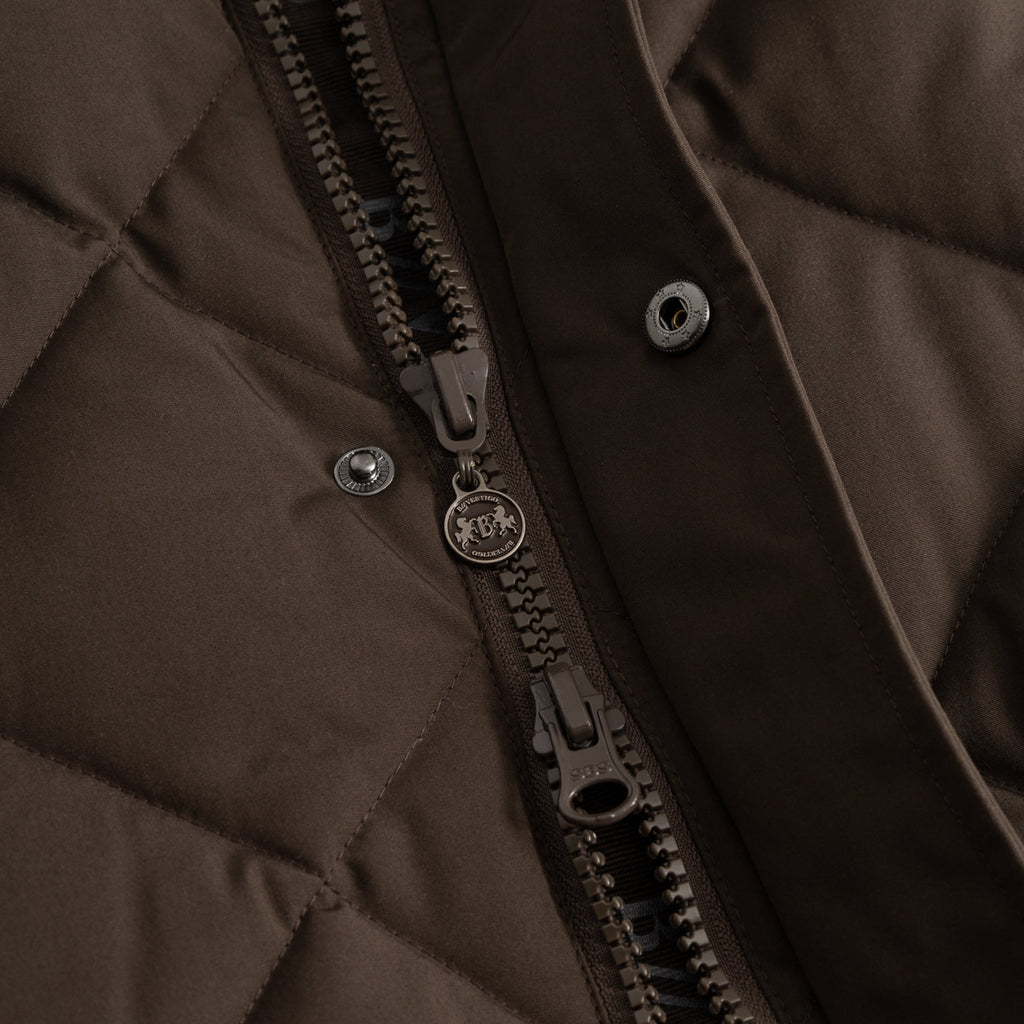 B Vertigo Gem Womens Waxed Padded Long Vest image #6
